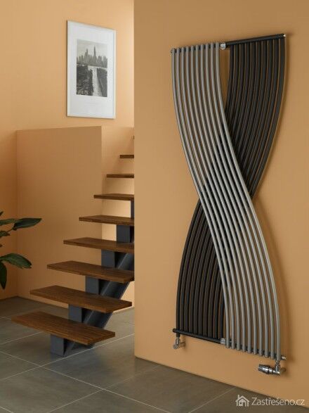 atypické radiátory sú dizajnovým prvkom moderného domu