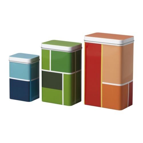 Farebné plechovky na čokoľvek, autor: Ikea