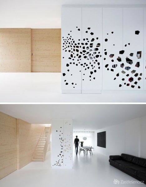 čistý a minimalistický interiér