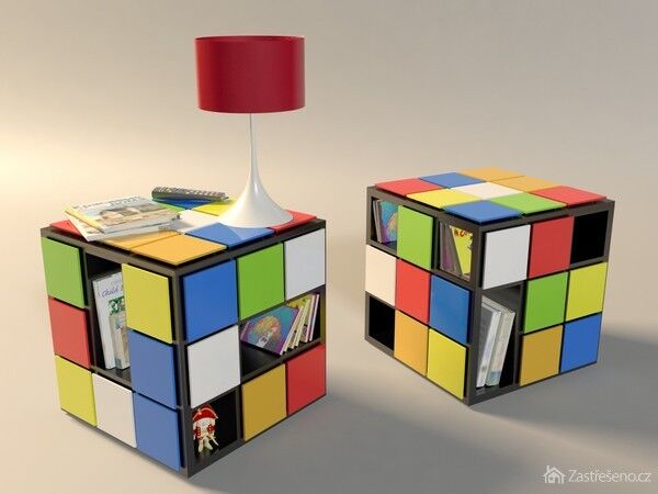 stolík KUB – obdoba Rubikovej kocky
