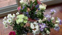 Byt plný kvetín alebo rastliny ako súčasť dekorácie 
